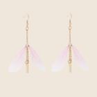 Wing Drop Earring 1 Pair - Gold - One Size