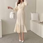 Fringe Allover Long Mermaid Dress