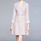 Double-breasted Lace Blazer Dress