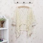 Lace Open-front Light Jacket