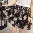 Chiffon Pleated Skort