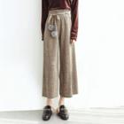Wide-leg Pom Pom Pants