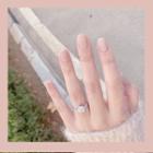 Matte Faux Nail Tip 388 - Glue - Khaki - One Size