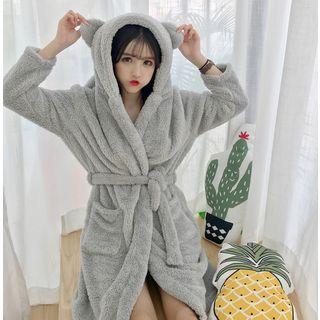 Plain Fleece Robe