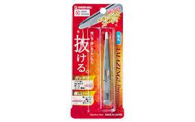 Green Bell - Amazing Tweezers (stainless Steel, Round Tip/silver) 1 Pc