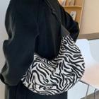 Zebra Print Shoulder Bag Shoulder Bag - Zebra - One Size