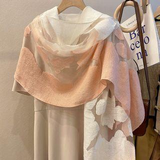 Rose Organza Shawl