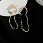 Chain Alloy Dangle Earring 1 Pair - Stud Earrings - Gold - One Size
