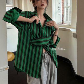 Irregular Striped Shirt