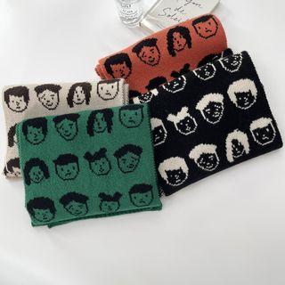 Cartoon Knit Shawl