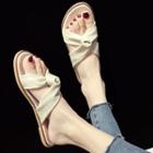 Twisted Slide Sandals