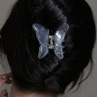 Butterfly Transparent Hair Clamp 2142a - Transparent - One Size