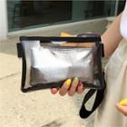 Set: Transparent Crossbody Bag + Zip Pouch