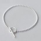 S925 Silver Ball Bracelet