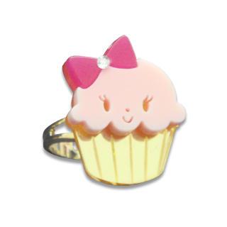 Miss Cupcake Crystal Gold Ring