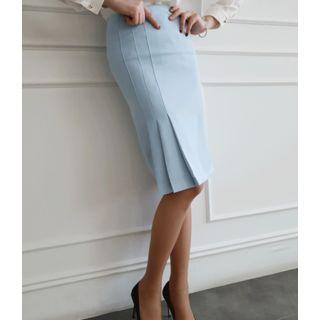 Pleated-trim Skirt