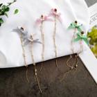 Bow Bead Fringed Earring