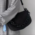 Chain Detail Hobo Bag / Bag Charm / Set