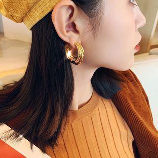 Hoop Statement Earring Gold - One Size