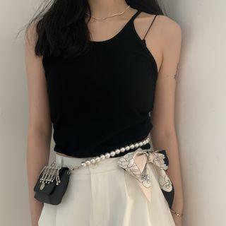 Camisole Top 1pc - Black & White - One Size