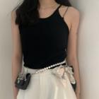 Camisole Top 1pc - Black & White - One Size