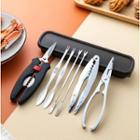 Stainless Steel Crab Scissors / Tweezers / Cracker / Case / Set