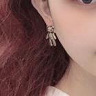 Animal Alloy Earring 1 Pair - Bear - Gold - One Size