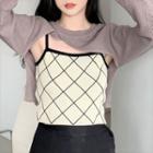 Knit Shrug / Camisole Top