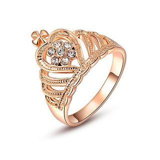 Austrian Crystal Crown Ring