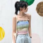 Smocked Tube Top Multicolor - One Size