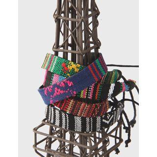 Multicolor Embroidered Bracelet