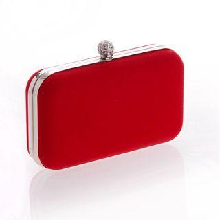 Plain Velvet Clutch