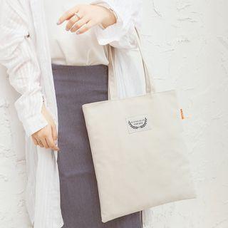 Patch Canvas Shopper Bag