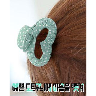 Polka-dot Heart-shape Hair Claw