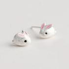 925 Sterling Silver Rabbit Earring 1 Pair - S925 Silver - One Size