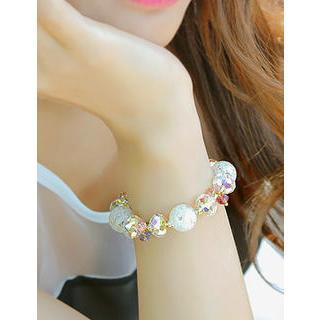 Colored Agate Bracelet