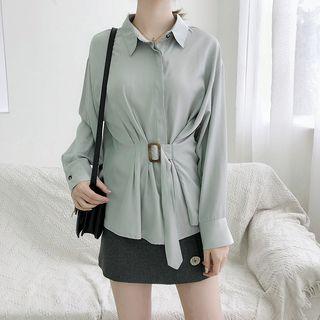 Buckled Plain Shirt