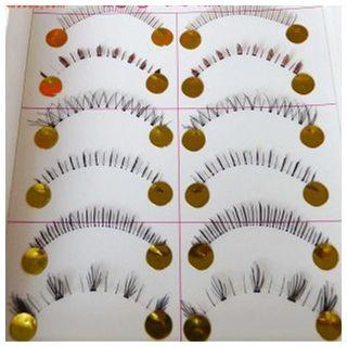 Set Of 10: False Eyelashes (lower Lash)