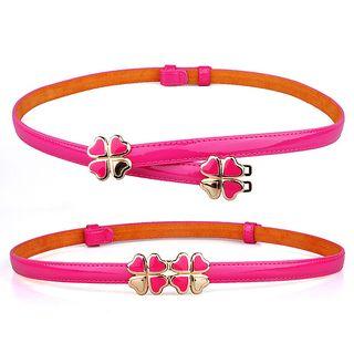 Clover Genuine Leather Slim Belt