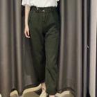 Frill-trim Harem Jeans