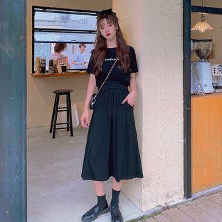 Set : Embroider Short Top + Skirt