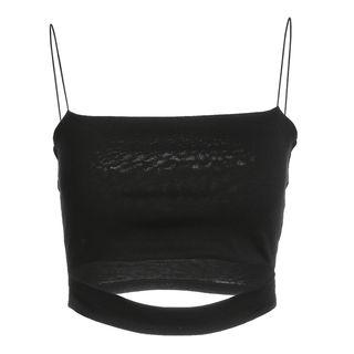 Cut-out Cropped Camisole Top