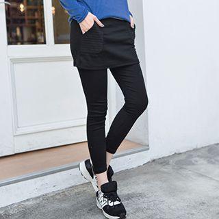 Inset Legging Skirt