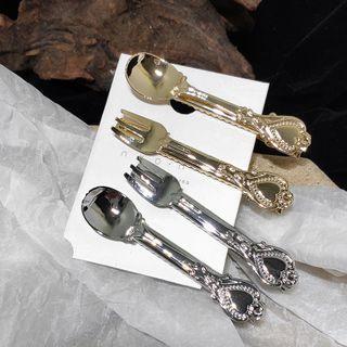 Alloy Fork / Spoon Hair Clip