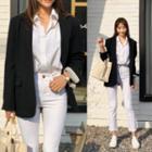Single-breasted Relaxed-fit Blazer
