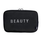 Lettering Mesh Cosmetic Bag / Zip Pouch