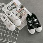 Canvas Velcro Lettering Sneakers