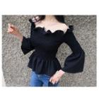 3-4-sleeve Off Shoulder Top