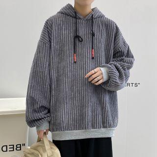 Corduroy Hooded Pullover