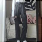 High Waist Straight Leg Gradient Jeans